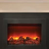 34" Sierra Flame Electric Fireplace Insert With Dual Steel Surround -Electric Radiators Direct 0 02
