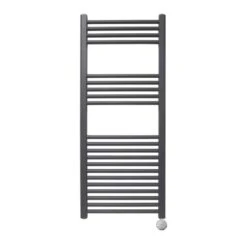 Ecostrad Fina-E Bluetooth Electric Towel Rail - Anthracite 400w (500 X 1200mm)