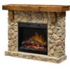 55.6" Dimplex Fieldstone Electric Fireplace - X-GDS28L8-904ST