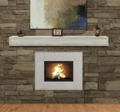 48" / 60" / 72" Sarah Mantel Shelf - Linen Finish