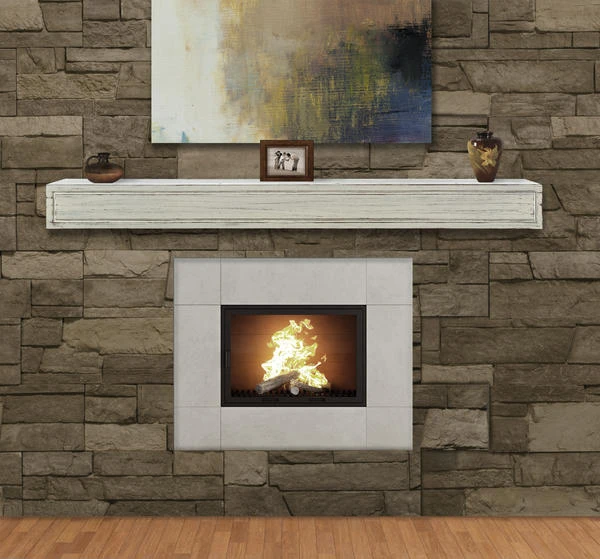 48" / 60" / 72" Sarah Mantel Shelf - Linen Finish 3 48" / 60" / 72" Sarah Mantel Shelf - Linen Finish