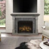 52" Dimplex Royce Electric Fireplace Mantel With Logs