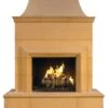 76" Cordova Classic Outdoor Fireplace -Electric Radiators Direct 1 429