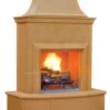 65" Petite Cordova Outdoor Fireplace -Electric Radiators Direct 1 431
