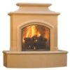65" Mariposa Classic Outdoor Fireplace -Electric Radiators Direct 1 436