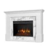 61.25" Merced White Electric Fireplace -Electric Radiators Direct 1 547