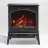 28" Lynwood Cast Iron Freestanding Electric Fireplace Stove