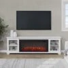 81" Benjamin White TV Stand Electric Fireplace 1 81" Benjamin White TV Stand Electric Fireplace -Electric Radiators Direct 1 619
