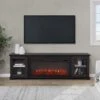 81" Benjamin Weathered Wood TV Stand Electric Fireplace -Electric Radiators Direct 1 620