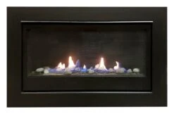 36" Boston Builders Direct Vent Linear Natural Gas Wall Fireplace