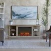 58" Penrose Driftwood Entertainment Center Electric Fireplace -Electric Radiators Direct 1 672