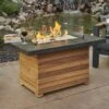 42" Darien Rectangular Gas Fire Pit Table With Aluminum Top 2 42" Darien Rectangular Gas Fire Pit Table With Aluminum Top -Electric Radiators Direct 1 704