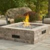 Bronson Block Square DIY Gas Fire Pit Kit -Electric Radiators Direct 1 705