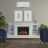 74" Winterset White Electric Fireplace 2 74" Winterset White Electric Fireplace -Electric Radiators Direct 1 712