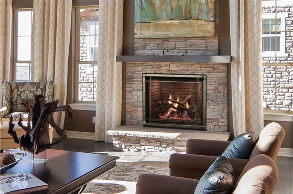 40" Empire Comfort Systems Rushmore Direct Vent TruFlame Propane Fireplace 4 40" Empire Comfort Systems Rushmore Direct Vent TruFlame Propane Fireplace - Image 2