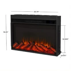 58" Penrose Driftwood Entertainment Center Electric Fireplace -Electric Radiators Direct 10 100