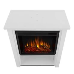 32" Hollis Real Flame White Electric Fireplace Stove 18 32" Hollis Real Flame White Electric Fireplace Stove -Electric Radiators Direct 10 65