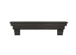 48" / 60" / 72" Celeste Espresso Mantel Shelf -Electric Radiators Direct 11 22