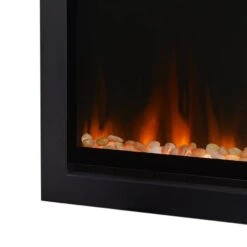 65" Wall Mounted Recessed Electric Fireplace Insert -Electric Radiators Direct 11 78