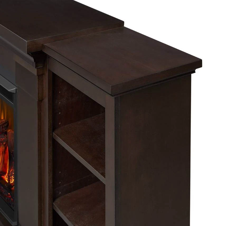 74" Winterset Dark Walnut Electric Fireplace 12 74" Winterset Dark Walnut Electric Fireplace - Image 10