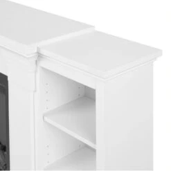 74" Winterset White Electric Fireplace -Electric Radiators Direct 11 80