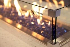 Athena 72" Grand Canyon Olympus Chat Height Liquid Propane Rectangular Gas Fire Pit Table 34 Athena 72" Grand Canyon Olympus Chat Height Liquid Propane Rectangular Gas Fire Pit Table -Electric Radiators Direct 11120Athena20Fire20Glass