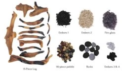 45" Tahoe Liquid Propane Outdoor Vent Free Wall Fireplace -Electric Radiators Direct 12 55