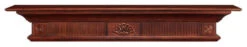 Dimplex 60"/ 72" Devonshire Shelf Or Mantel Shelf - Distressed Cherry -Electric Radiators Direct 13 17
