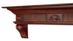 Dimplex 60"/ 72" Devonshire Shelf Or Mantel Shelf - Distressed Cherry -Electric Radiators Direct 14 14