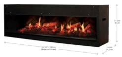 54" Dimplex Opti-V Duet Fireplace Insert -Electric Radiators Direct 19b 01