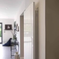 Ecostrad Adesso IQ WiFi Vertical Designer Electric Radiator - White 1200w (490 X 1600mm) -Electric Radiators Direct 1 12 1