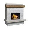 68" Brooklyn Outdoor Fireplace -Electric Radiators Direct 2 389