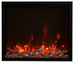 44” Traditional Bespoke Smart Indoor / Outdoor Electric Fireplace Insert -Electric Radiators Direct 2 436
