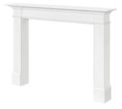 48" / 56" The Redford Mantel Surround - White Finish -Electric Radiators Direct 2 516