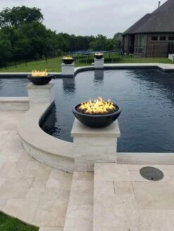 33" Round Wok Series Fire Bowl -Electric Radiators Direct 2 622 2