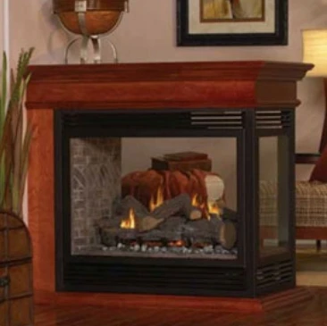 Empire 36" Tahoe Direct Vent Peninsula See-Through Premium Propane Fireplace 4 Empire 36" Tahoe Direct Vent Peninsula See-Through Premium Propane Fireplace - Image 2