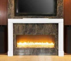 48" - 80" The Emory Adjustable Surround Mantel -Electric Radiators Direct 2012028629