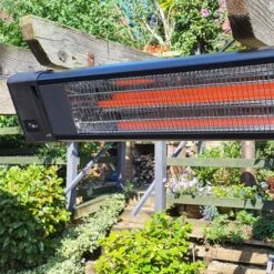 Ecostrad Apex Infrared Patio Heater - Black 1.8kw With Remote -Electric Radiators Direct 20200731 152512