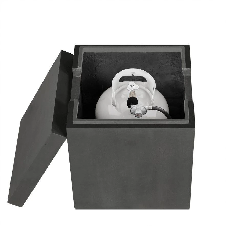 43" Beaumont Round Propane Fire Table In Carbon 11 43" Beaumont Round Propane Fire Table In Carbon - Image 9