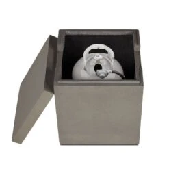 43" Beaumont Round Propane Fire Table In Flint -Electric Radiators Direct 25 05 1