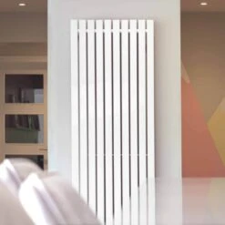 Ecostrad Adesso IQ WiFi Vertical Designer Electric Radiator - White 1200w (490 X 1600mm) -Electric Radiators Direct 2 1 1 1