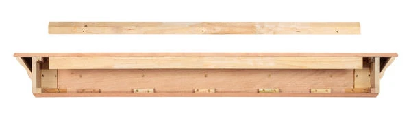 60"/ 72" The Lindon Mantel Shelf - Unfinished 5 60"/ 72" The Lindon Mantel Shelf - Unfinished - Image 3