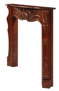 48" / 58" The Deauville Mantel - Fruitwood -Electric Radiators Direct 3 279