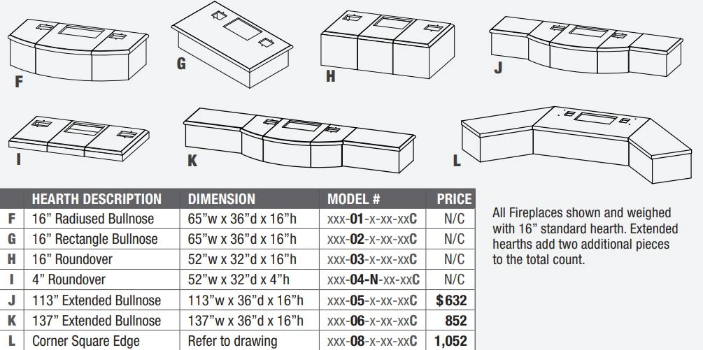 65" Petite Cordova Outdoor Fireplace 7 65" Petite Cordova Outdoor Fireplace - Image 5