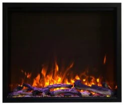 44” Traditional Bespoke Smart Indoor / Outdoor Electric Fireplace Insert -Electric Radiators Direct 3 358