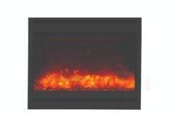 31" Zero Clearance Arched Electric Fireplace With A 6 Log Set -Electric Radiators Direct 3 366