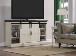 66.3" Hogan Weathered White Infrared Media Electric Fireplace -Electric Radiators Direct 3 43