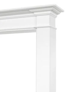 48" / 56" The Redford Mantel Surround - White Finish -Electric Radiators Direct 3 432
