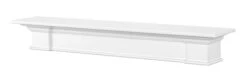48" / 60" / 72" The Shepard Mantel Shelf - White Finish -Electric Radiators Direct 3 433
