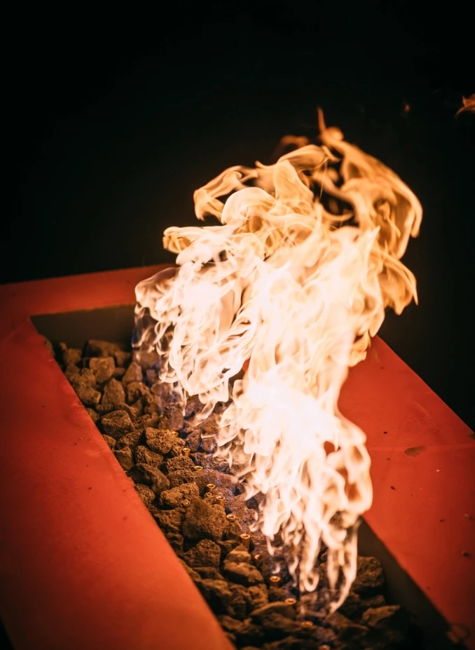 48" Linear Outdoor Custom Iron Fire Pit 5 48" Linear Outdoor Custom Iron Fire Pit - Image 3